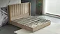 upholstered king bed frame